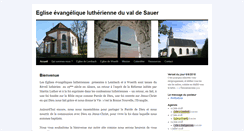 Desktop Screenshot of eglise-lutherienne-valdesauer.fr